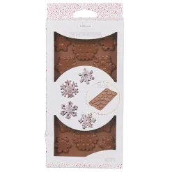 Moule silicone pour chocolats 14 empreintes forme flocons^Gifi