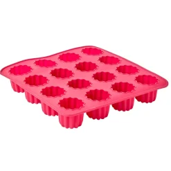 Moule silicone rose 16 cannelés^Gifi