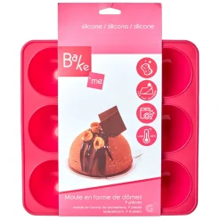 Moule silicone rose 9 dômes^Gifi Discount