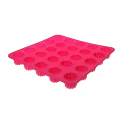 Moule silicone rose 25 mini cannelés^Gifi