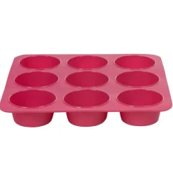 Moule silicone rose 9 petits muffins^Gifi Best