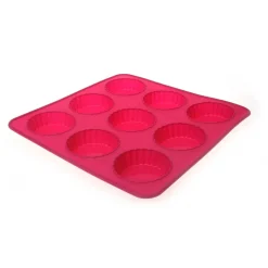 Moule silicone rose 9 tartelettes^Gifi New