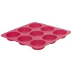 Moule silicone rose 9 tartelettes^Gifi Online