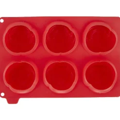 Moule silicone rouge 6 minis roses 3D^Gifi New
