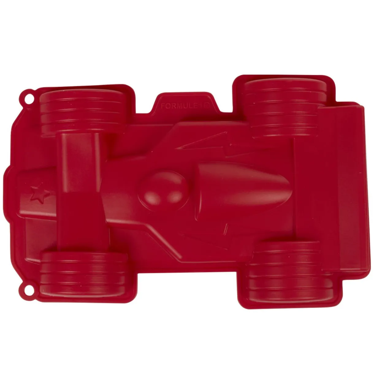 Moule voiture de course 3D silicone rouge^Gifi Hot