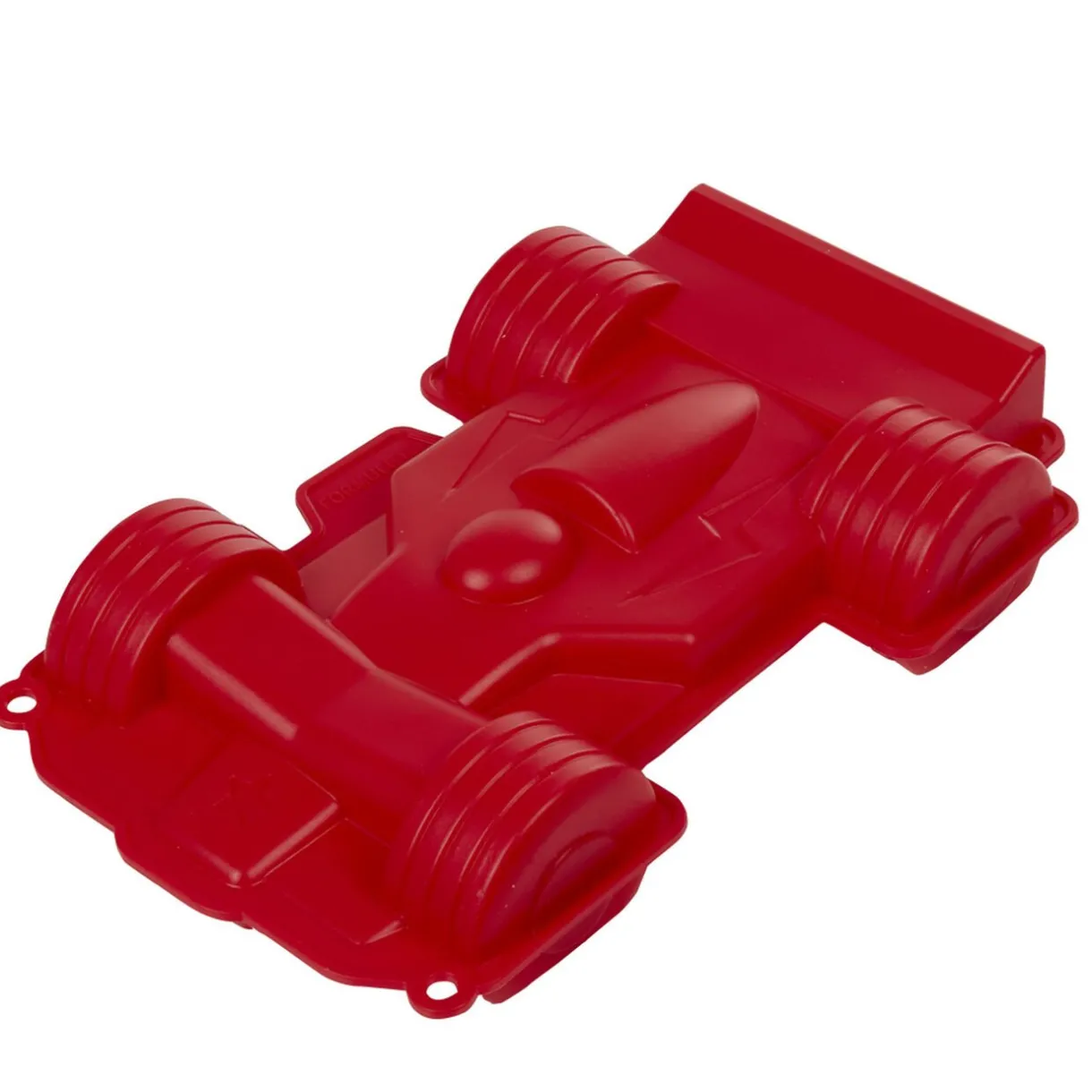 Moule voiture de course 3D silicone rouge^Gifi Hot