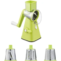 Moulin Râpe à légumes 3 cônes interchangeables^Gifi Online