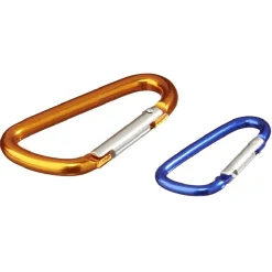 Gifi Mousqueton acier 50 et 70 mm x2