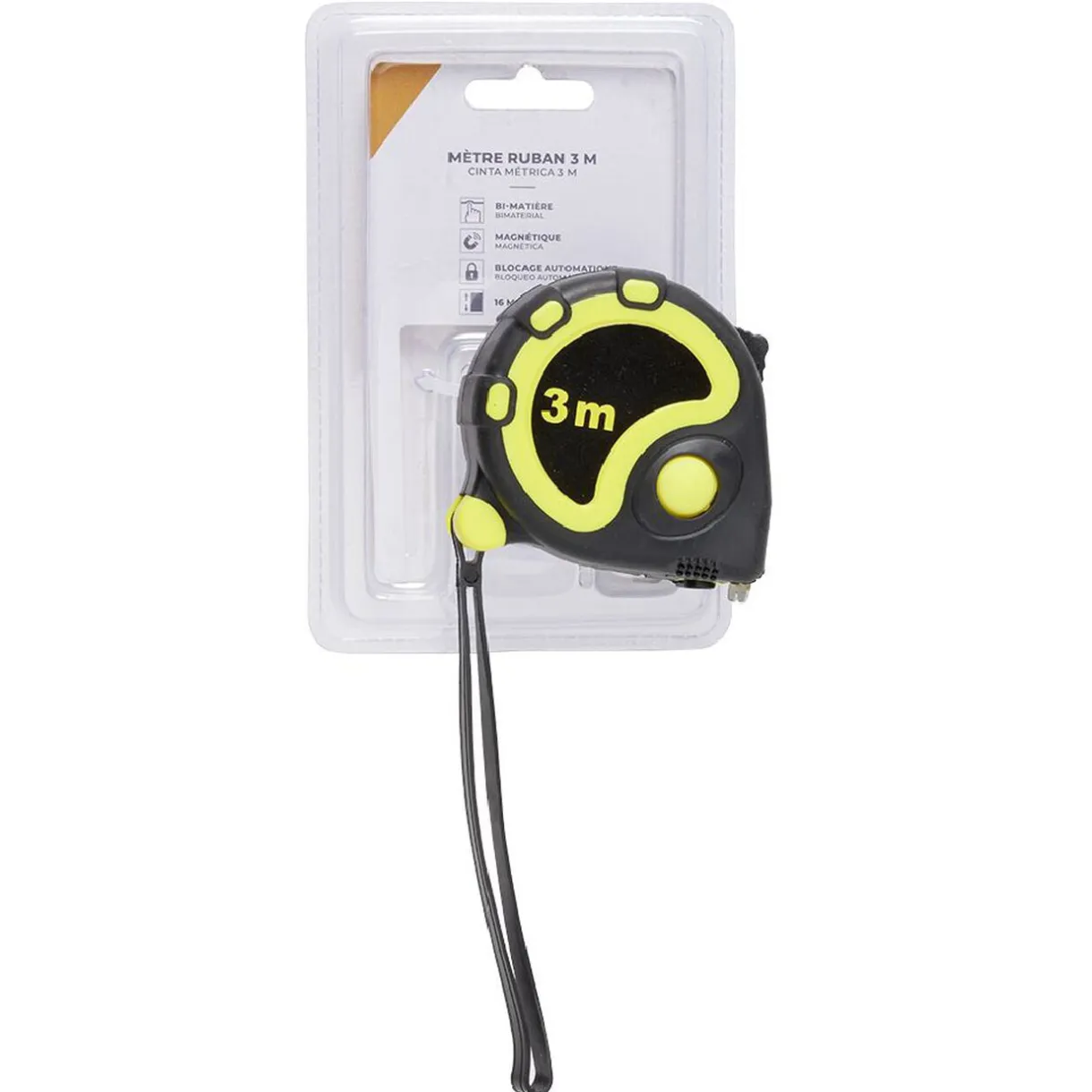 Gifi Mètre ruban magnétique autobloquant L.3 m