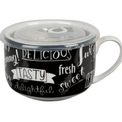 Mug à soupe et son couvercle^Gifi Sale