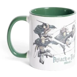 Mug Attaque des Titans vert et blanc 315ml^Gifi Discount