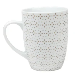Mug blanc à motif taupe^Gifi New
