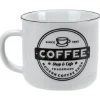 Mug blanc et noir coffee shop Bakery^Gifi New