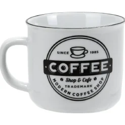Mug blanc et noir coffee shop Bakery^Gifi New