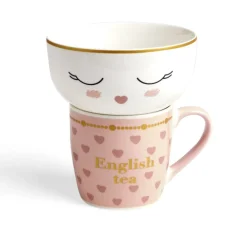 Mug 35,5cl avec bol Madame 52cl^Gifi