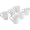Mug conique blanc x6^Gifi Outlet