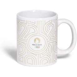 Mug céramique blanc JO Paris 2024 30cL^Gifi Outlet