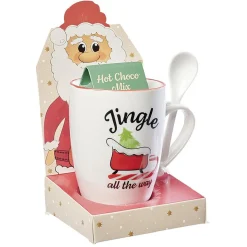Mug de Noël en céramique avec préparation chocolat^Gifi New