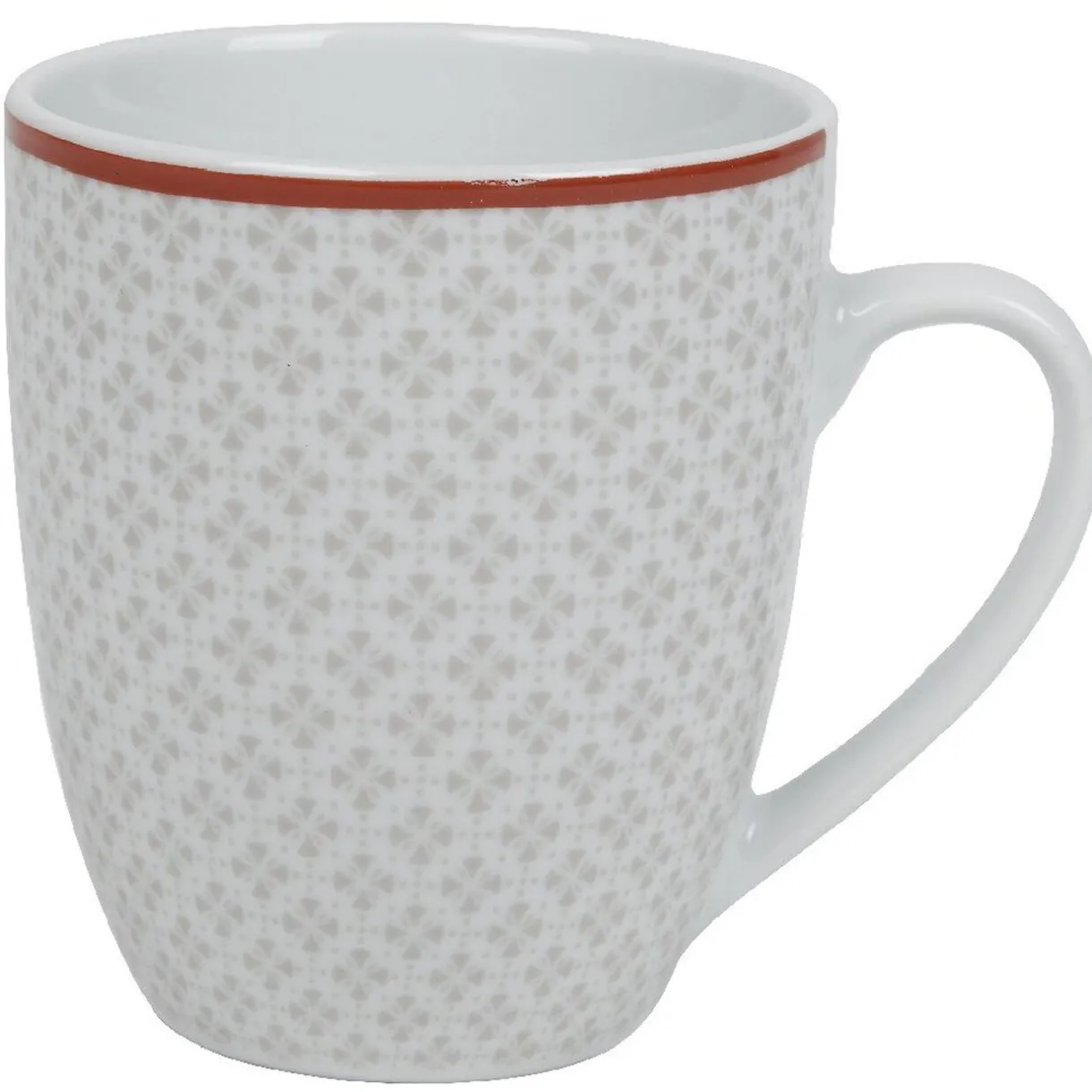 Mug design oreige bord orange et motifs gris^Gifi