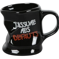 Mug déformé avec message humoristique en céramique^Gifi Outlet