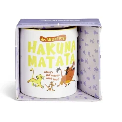 Mug Disney Le Roi Lion Hakuna Matata blanc et jaune 315ml^Gifi New