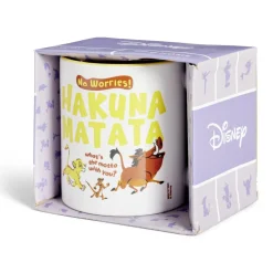 Mug Disney Le Roi Lion Hakuna Matata blanc et jaune 315ml^Gifi New
