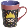 Mug Disney Villains Reine Méchante Grimhilde bleu et jaune H10,5cm^Gifi Discount