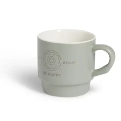 Mug empilables en céramique motifs et couleurs assorties 300ml - 4 pièces^Gifi Outlet