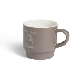 Mug empilables en céramique motifs et couleurs assorties 300ml - 4 pièces^Gifi Outlet