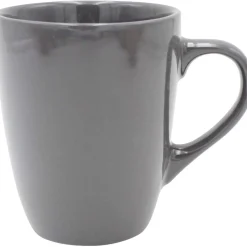 Mug en faïence 31 cl uni gris brillant^Gifi Outlet