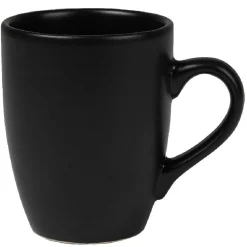 Mug en faïence uni noir^Gifi Discount