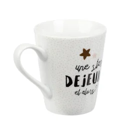 Mug en porcelaine Déjeuner de Star 27cl^Gifi New