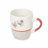 Mug en porcelaine esprit campagne motif poule 33 cl^Gifi Discount