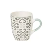 Mug en porcelaine motif Carreau de ciment gris 33 cl^Gifi Hot