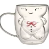 Mug en verre à double paroi décor personnage 300 ml^Gifi Online