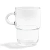 Mug en verre transparent Cozy empilable 36cl^Gifi Discount