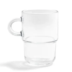 Mug en verre transparent Cozy empilable 36cl^Gifi Discount