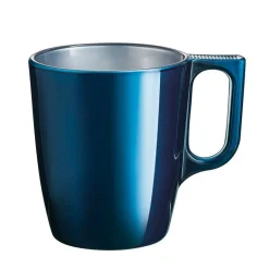 Mug en verre trempé Luminarc flashy bleu pétrôle 50 cl^Gifi Hot