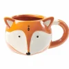 Mug forme tête de renard roux et blanc^Gifi Hot