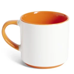 Mug grès bicolore 450mL Ø8,5xH8cm^Gifi Online