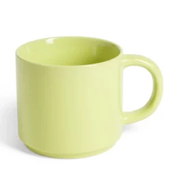 Mug grès jaune 500mL Ø9xH8cm^Gifi Best
