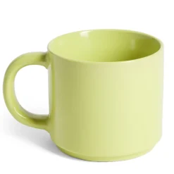 Mug grès jaune 500mL Ø9xH8cm^Gifi New