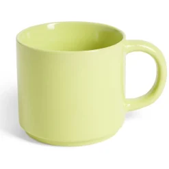 Mug grès jaune 500mL Ø9xH8cm^Gifi Best