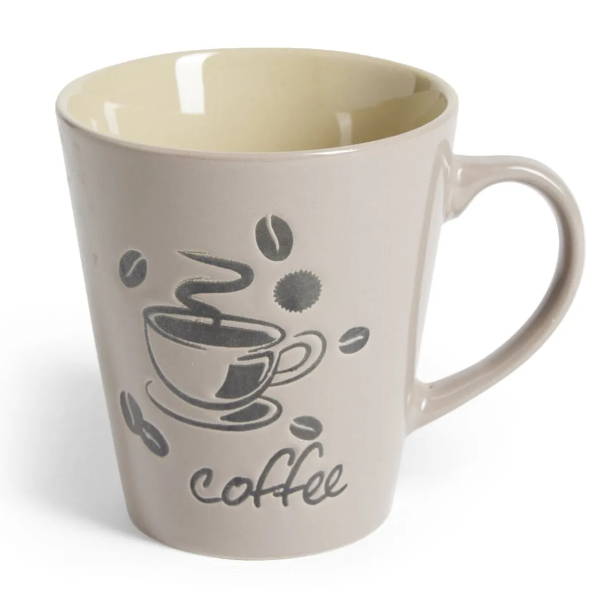 Mug grès 600mL Ø9xH10cm - 4 coloris^Gifi Sale
