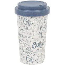 Mug imprimé avec couvercle uni 400 ml^Gifi Sale