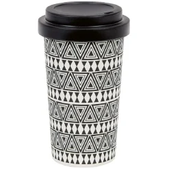Mug imprimé avec couvercle uni 400 ml^Gifi Sale