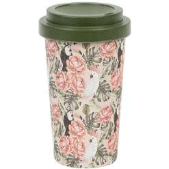 Mug imprimé avec couvercle uni 400 ml^Gifi Sale