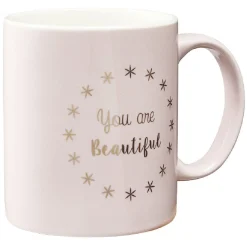 Mug inscription You are beautiful rose doré^Gifi Outlet