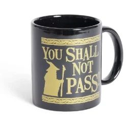 Mug Le Seigneur des Anneaux Vous ne passerez pas noir et doré 315ml^Gifi Hot