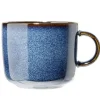 Mug émail porcelaine bleu 350ml Ø9,4xH8cm^Gifi Clearance
